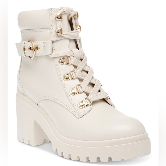 WILD PAIR - Women's Ankle Boots - Black and White - Picture 6 of 8